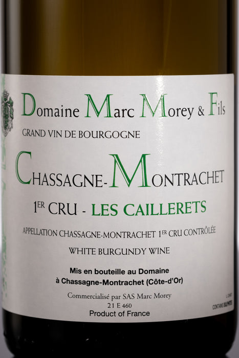 2020 Domaine Marc Morey Chassagne Montrachet 1er Cru Les Caillerets
