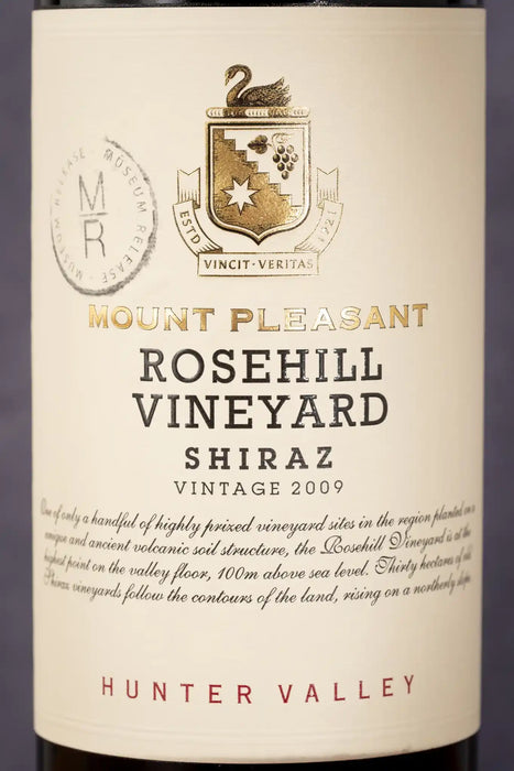 2009 Mount Pleasant Rosehill Vineyard Shiraz