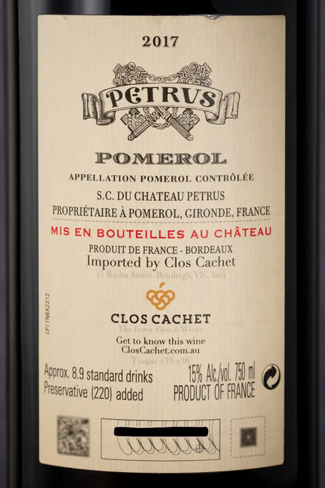 2017 Pétrus Pomerol