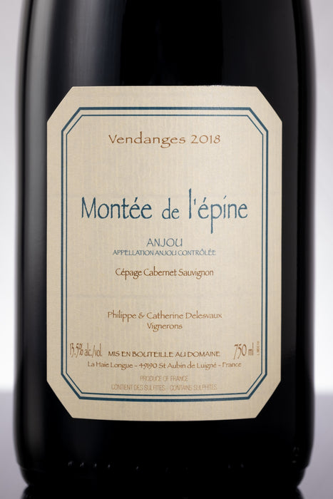 2018 Domaine Delesvaux Anjou La Montée de L'Epine