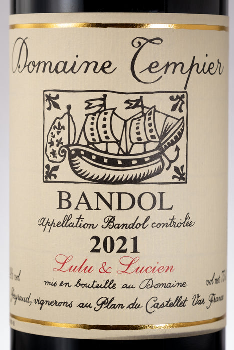 2021 Domaine Tempier Bandol 'Lulu & Lucien'