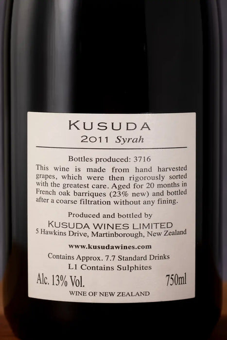 Kusuda Syrah 2011